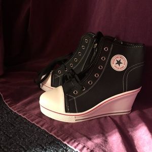 High Heeled Tennis Shoe